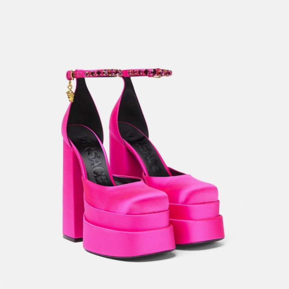 VERSACE MEDUSA AEVITAS PLATFORM PUMPS